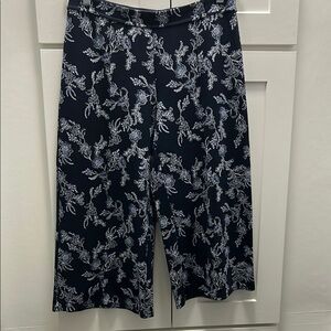 Floral Wide-Leg Pants